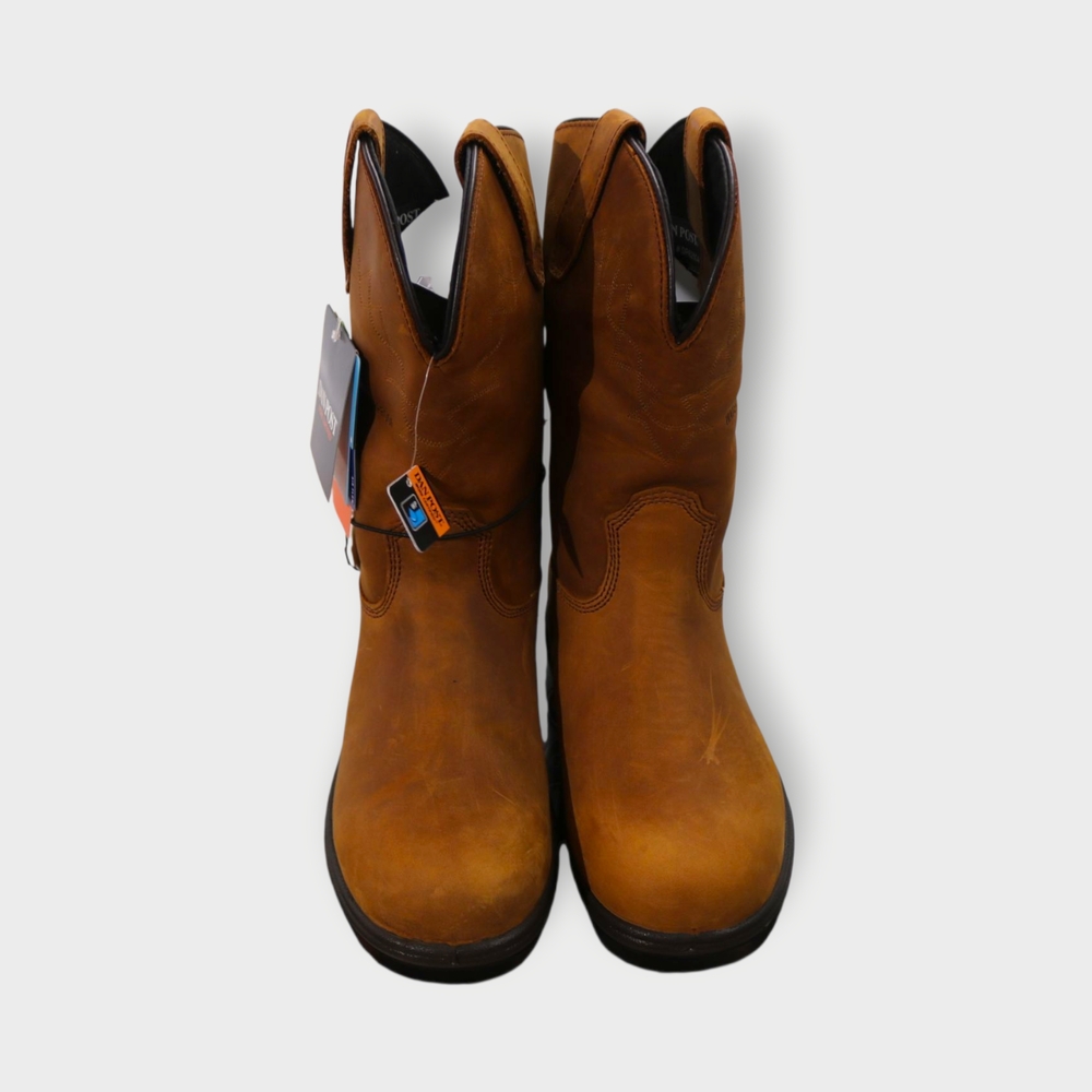 Dan Post Men Cummins 11" Waterproof Leather Western Work Boots DP62504 Size 8 - Picture 3 of 12